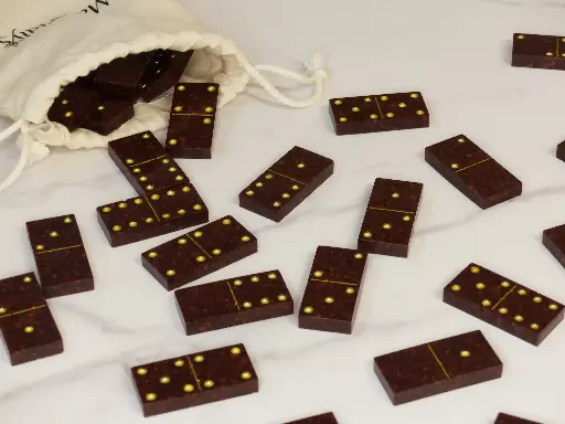 Jeu de domino cosses de cacao